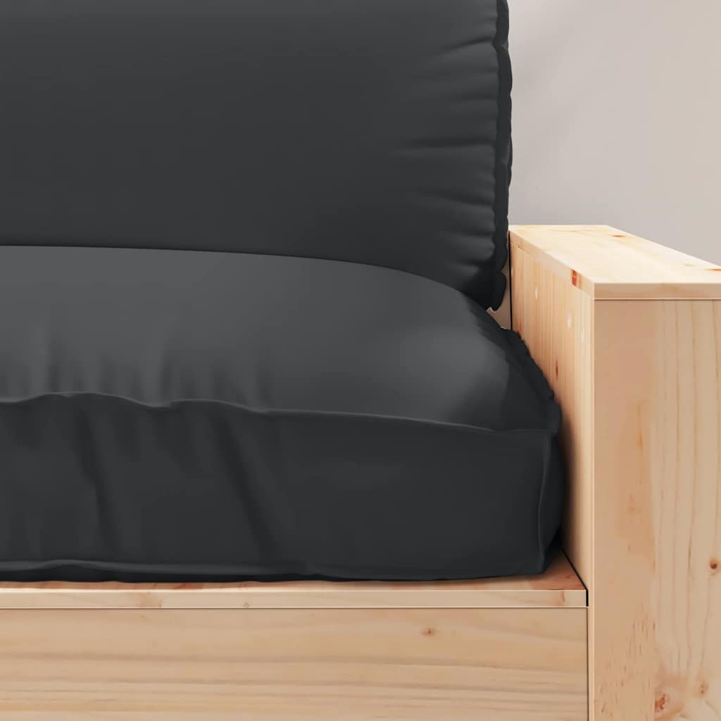 Pallet Cushion for suitable for Seat Black 120 x 80 x 12 cm